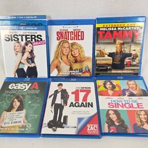 Blu-ray Lot Comedy Movies Easy A Tammy Sisters 6